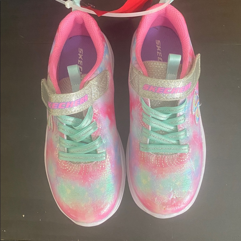 Skechers Kids' Colorful Strap Sneakers
